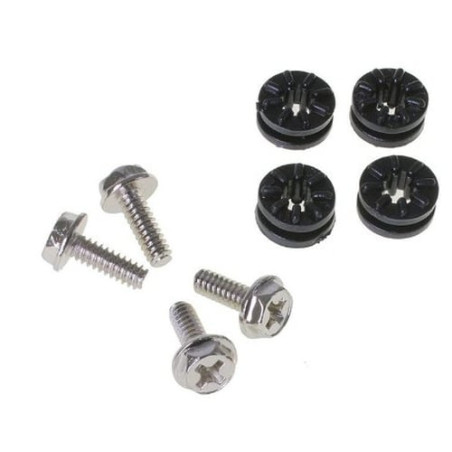 Viti lamptron hdd rubber screws pro - pure black