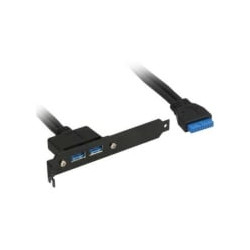 Slotblech inline 2xusb 3.0 con header interno 50cm