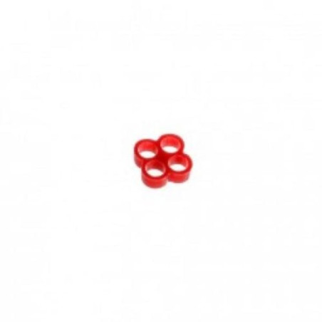 Fermacavi e22 4-slot stealth - rosso