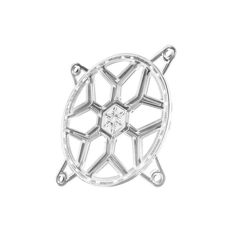 Griglia ventola 120mm silverstone bianco trasparente [sst-fg121]