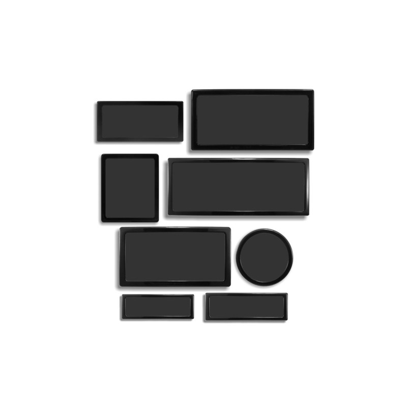 Filtro antipolvere demciflex set per corsair air 540 nero/nero