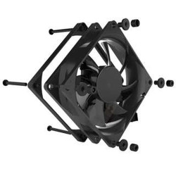 Ventola 80x80mm noiseblocker blacksilent pro fan p-1