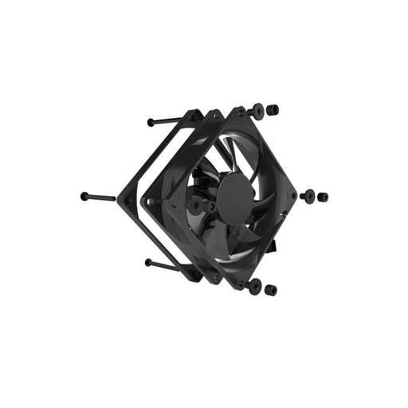 Ventola 80x80mm noiseblocker blacksilent pro fan p-1