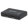 Splitter hdmi manhattan 4k 2-port 4k 30hz alimentazione ac nero
