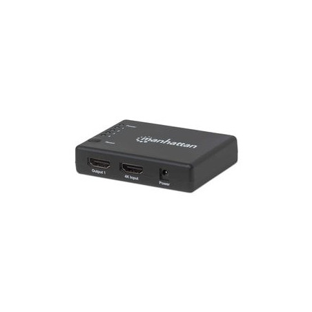Splitter hdmi manhattan 4k 4-port 4k 30hz nero [207706]