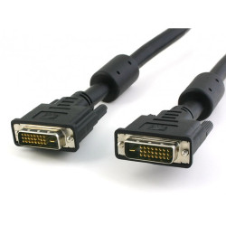 Cavo techly dvi-d dual-link m/m con ferrite 15m nero [icoc-dvi-8115f]