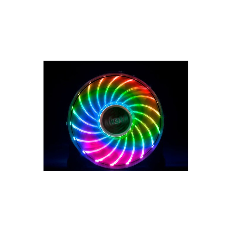 Ventola 120x120 akasa vegas x7 led rgb