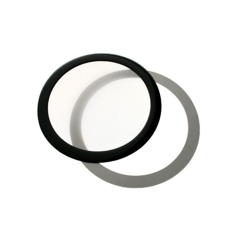 Filtro antipolvere demciflex 120mm tondo nero/bianco