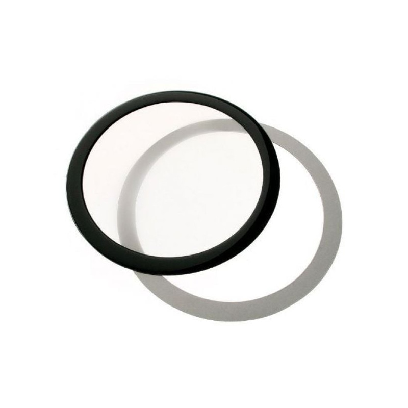Filtro antipolvere demciflex 140mm tondo nero/bianco