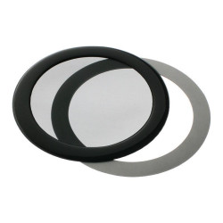 Filtro antipolvere demciflex 92mm tondo - nero/nero