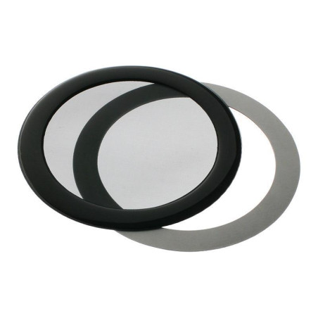 Filtro antipolvere demciflex 92mm tondo - nero/nero