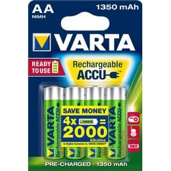 Pila varta ricaricabile stilo 1350mah 4 pezzi 56746.04