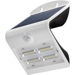 Lampada solare led a muro goobay 3,2w ip65 con sensore di movimento