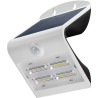 Lampada solare led a muro goobay 3,2w ip65 con sensore di movimento