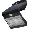 Lampada solare led a muro goobay 3,2w ip65 con sensore di movimento