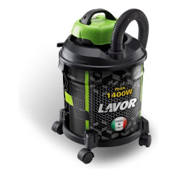 Aspirapolvere a bidone lavorwash jocker 1400 s 20l 1400w nero/verde