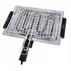 Grill elettrico melchioni spiedina da tavolo 1600w nero