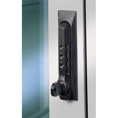 Maniglia a combinazione intellinet per porta armadi rack nero