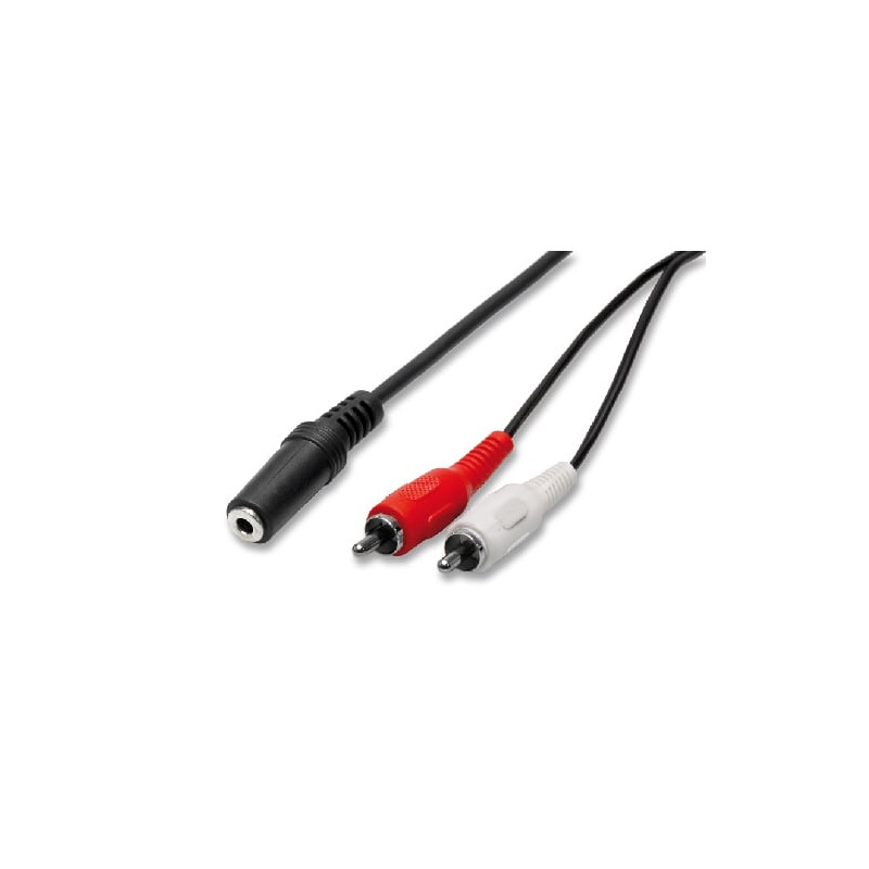 Cavo audio nuovavideosuono 2/00 1.5m - 3.5mm 2x rca f/m