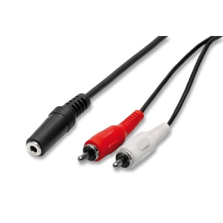 Cavo audio nuovavideosuono 2/00 1.5m - 3.5mm 2x rca f/m