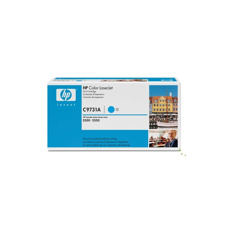 Toner hp c9731a smart per lj 5500 ciano 12000 pagine [c9731a]
