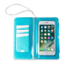 Custodia celly splashwallet 6.2" impermeabile azzurro [splashwall18lb]