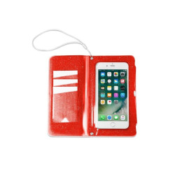 Custodia celly splashwallet 6.2" impermeabile arancione [splashwall18or]