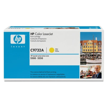 Toner hp c9732a per lj 5500 giallo 12000 pagine [c9732a]