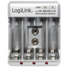 Caricabatterie logilink per batterie aa mignon/aaa micro/9v ni-mh/ni-cd