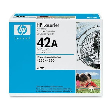 toner hp q5942a smart per lj 4250/4350 nero 10000 pagine [q5942a]