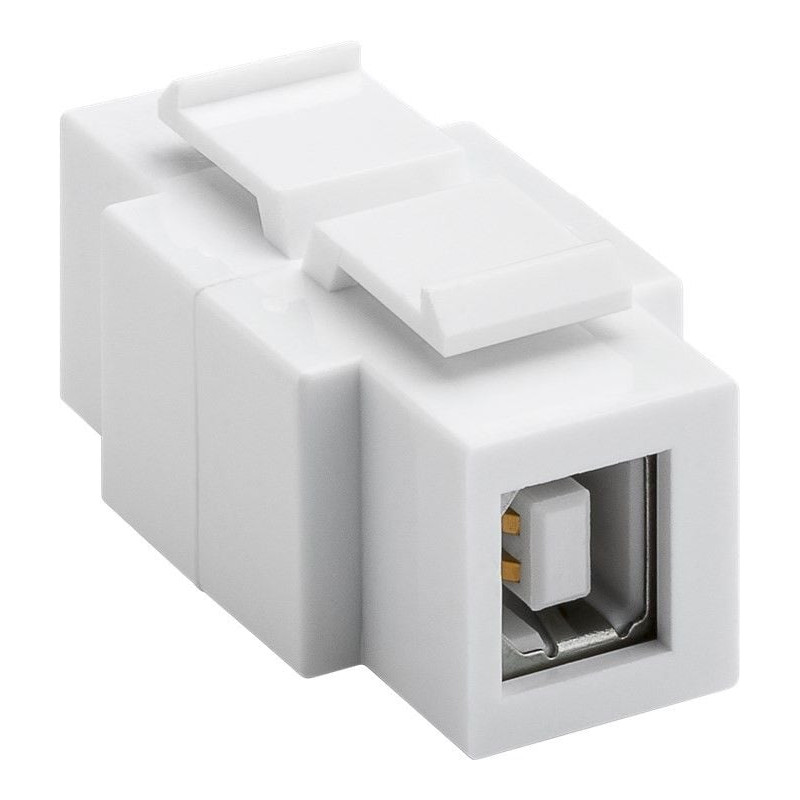 Adattatore goobay keystone usb2.0 a/b installabile in entrambi i