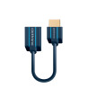 Cavo clicktronic 70700 flessibile hdmi m/f 0,1m alta qualitÃ 