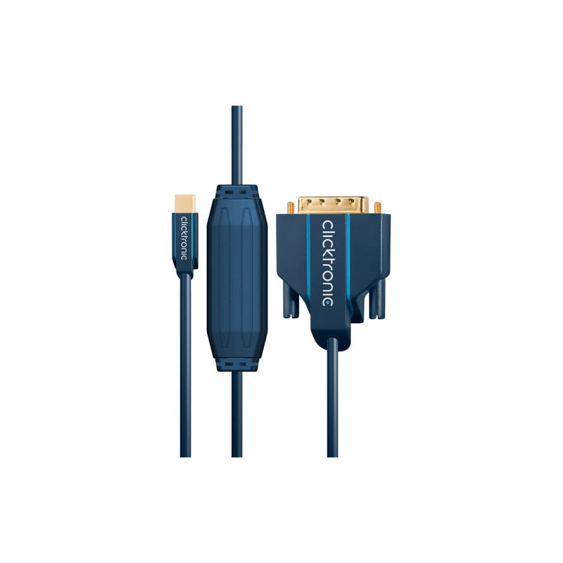 Cavo clicktronic mini displayport (thunderbolt) a dvi-d 24+1