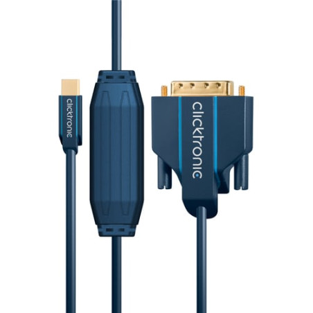 Cavo clicktronic mini displayport (thunderbolt) a dvi-d 24+1