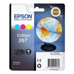 Cartuccia epson 267 - 6.7ml - giallo/ciano/magenta [c13t26704020]
