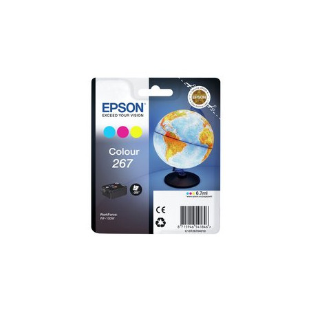 cartuccia epson 267 - 6.7ml - giallo/ciano/magenta [c13t26704020]
