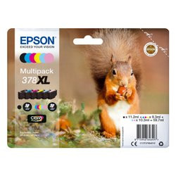 Cartuccia epson 378xl multipack 59.7ml - xl - nero/giallo/ciano/magenta/magenta