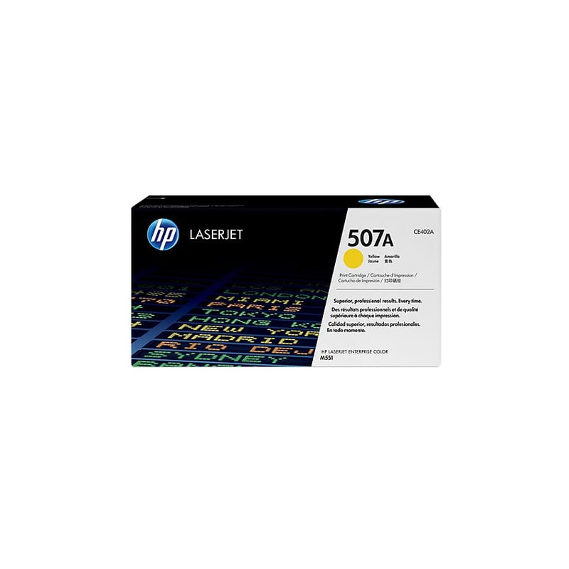 Toner hp giallo 507a laserjet 500 color m551n [ce402a]