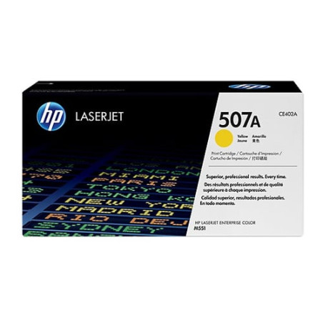 Toner hp giallo 507a laserjet 500 color m551n [ce402a]