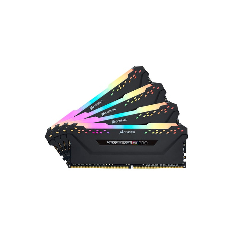 Ram dimm ddr4 32gb corsair vengeance pro 3200mhz quad-kit nero