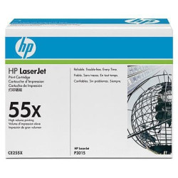 Toner hp nero p-3015dn 12.500 pagine [ce255x]
