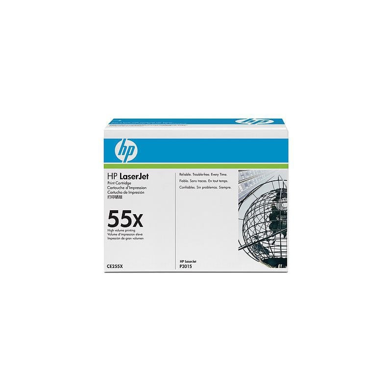 Toner hp nero p-3015dn 12.500 pagine [ce255x]