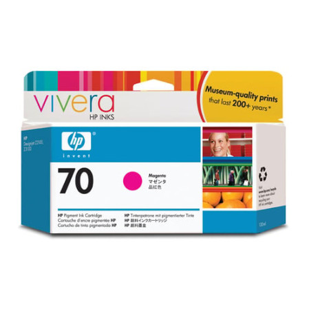 Cartuccia hp 70 magenta vivera [c9453a]