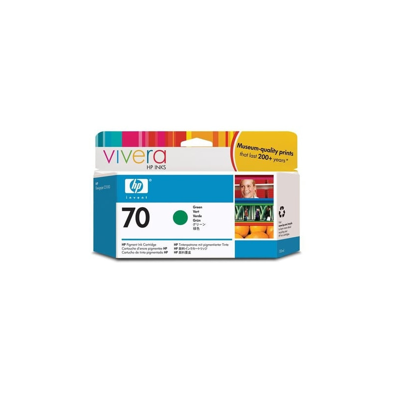 Cartuccia hp 70 verde vivera [c9457a]
