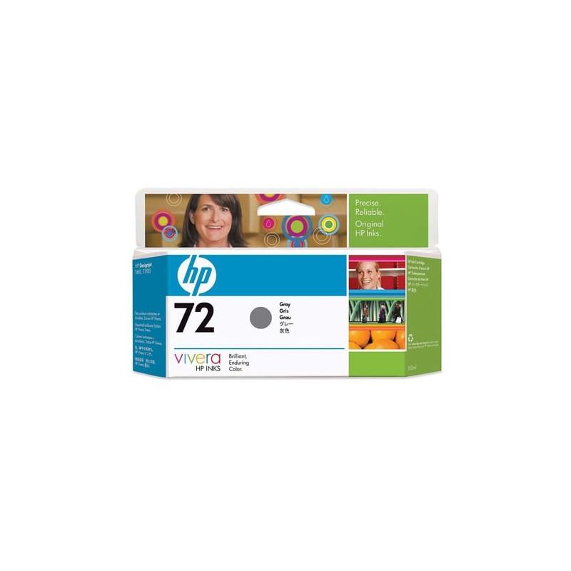 Cartuccia hp 72 grigio da 130 ml inchiostro vivera [c9374a]