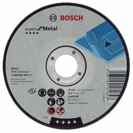 Disco abrasivo da taglio bosch expert metallo 350 x 2,8 mm [2608600543]