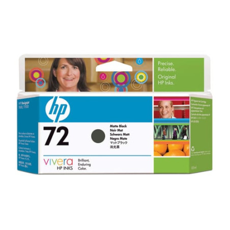 Cartuccia hp 72 nero opaco da 130 ml inchiostro vivera [c9403a]