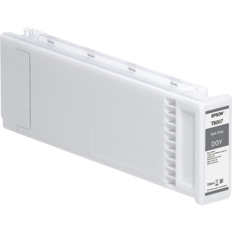 Cartuccia epson singlepack ultrachrome 700ml dark gray [c13t800700]