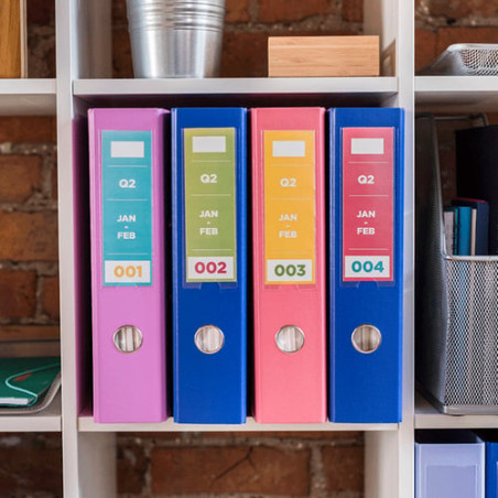 Etichette brother cz-1001 viola su bianco [cz-1001]