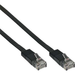 Cavo di rete patch inline piatto, u/utp, cat.6, guaina pvc, cu (100